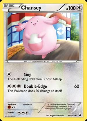 Chansey, Dark Explorers, 80/108