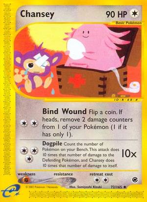 Chansey, Expedition Base Set, 72/165