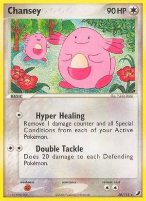 Chansey, EX Unseen Forces, 20/115