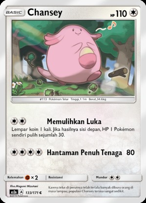 Chansey, Legends Awakened, 133/171 (Set A)