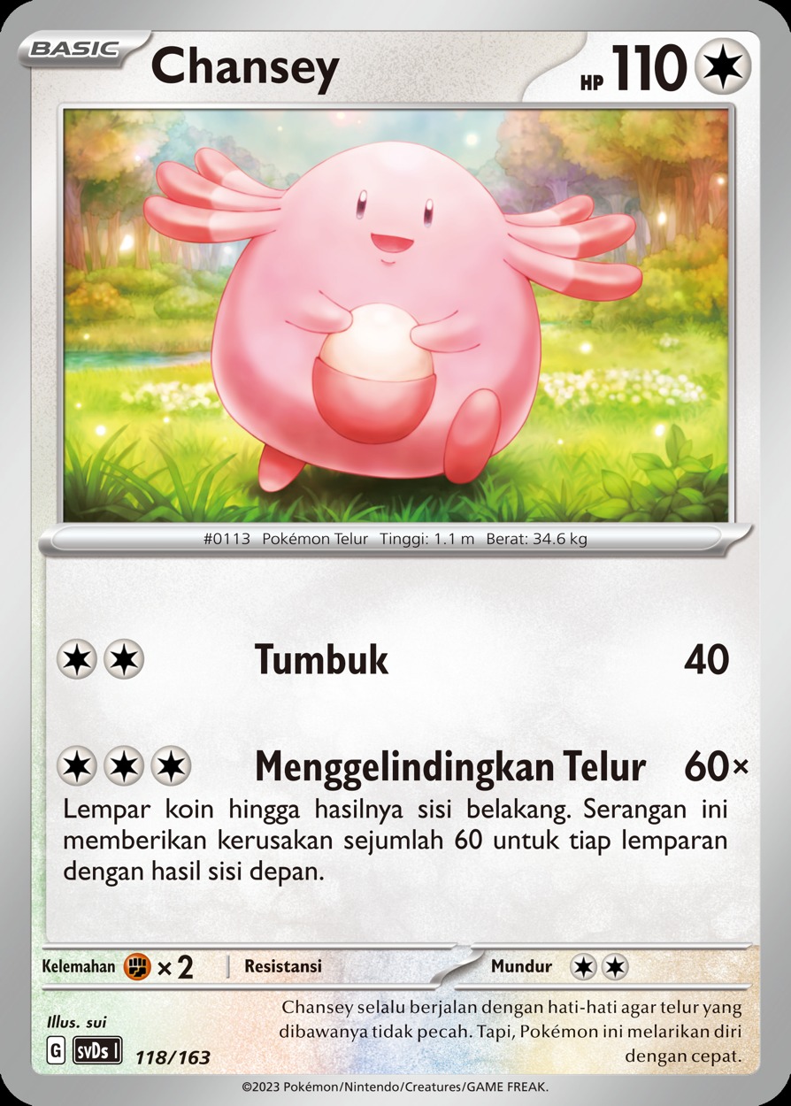 Chansey, ex Compact Deck, 118/163