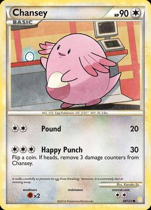 Chansey, HeartGold & SoulSilver, 58/123
