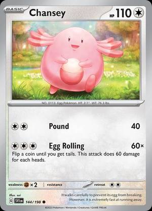 Chansey, Scarlet & Violet, 144/198