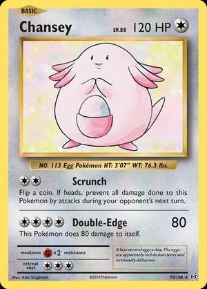 Chansey, Evolutions, 70/108